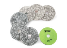 EG7P - 100mm 7-Up Wet Engineered Stone Polishing Pads