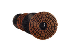 ENX & ENR - 128mm Copper & Resin  Natural Stone Nautilus Edge Polishers