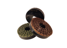 ENX & ENR - 150mm Copper & Resin  Natural Stone Nautilus Edge Polishers