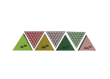 Triangle Dry Pads L90mm x H9mm Foam